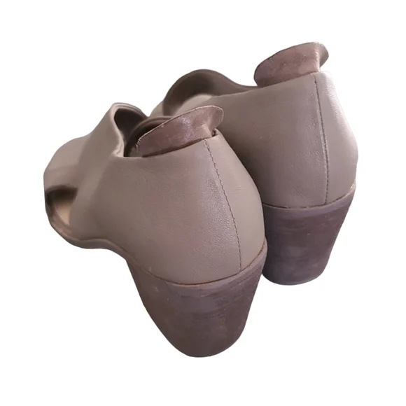 KELSI DAGGER BROOKLYN Kacey Portobello Sandals 11 Gray Criss Cross Heels ANTHRO - Picture 8 of 15